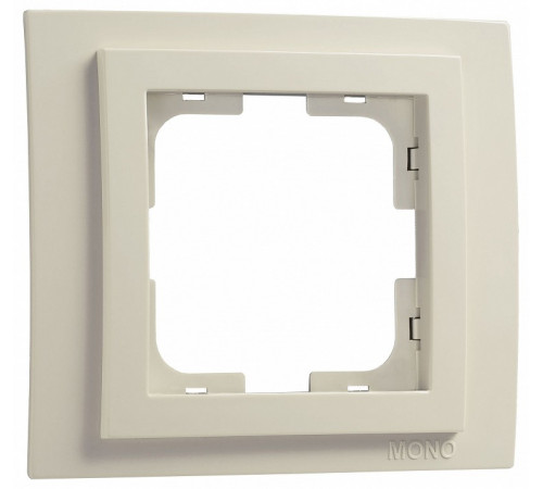 Рамка на 1 пост Mono Electric Despina крем 102-170000-160 Рамка на 1 пост Mono Electric Despina крем 102-170000-160