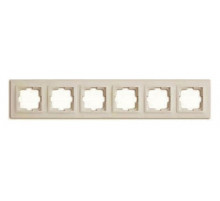 Рамка на 6 постов Mono Electric Despina крем 102-170000-166