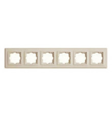 Рамка на 6 постов Mono Electric Despina крем 102-170000-166