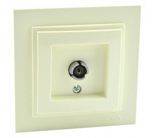 Розетка TV проходная Mono Electric Despina крем 102-170005-137 Розетка TV проходная Mono Electric Despina крем 102-170005-137