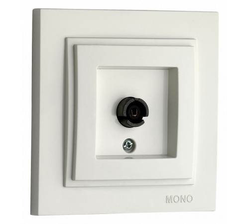 Розетка TV проходная Mono Electric Despina белый 102-190005-137 Розетка TV проходная Mono Electric Despina белый 102-190005-137