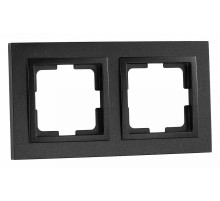 Рамка на 2 поста Mono Electric Despina графит 102-200000-161