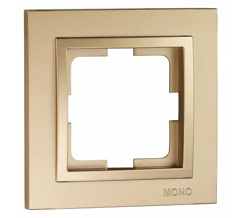 Рамка на 1 пост Mono Electric Despina титан 102-220000-160 Рамка на 1 пост Mono Electric Despina титан 102-220000-160