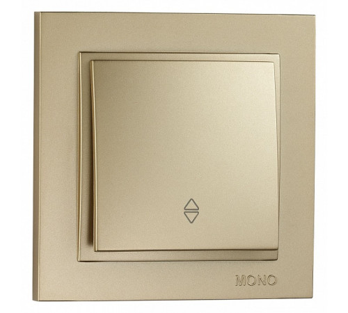Выключатель одноклавишный проходной Mono Electric Despina 10А 250В титан 102-222225-109 Выключатель одноклавишный проходной Mono Electric Despina 10А 250В титан 102-222225-109