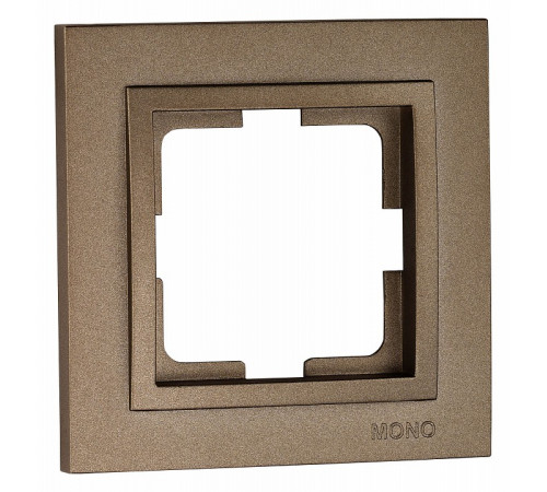 Рамка на 1 пост Mono Electric Despina бронза 102-230000-160