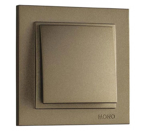 Выключатель одноклавишный Mono Electric Despina 10А 250В бронза 102-232325-100 Выключатель одноклавишный Mono Electric Despina 10А 250В бронза 102-232325-100