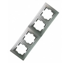 Рамка на 4 поста Mono Electric Despina антрацит 102-240000-163