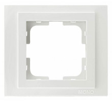 Рамка на 1 пост Mono Electric Despina жемчуг 102-250000-160