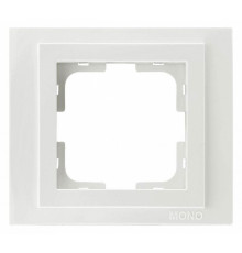Рамка на 1 пост Mono Electric Despina жемчуг 102-250000-160