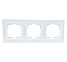 Рамка на 3 поста Mono Electric Despina жемчуг 102-250000-162