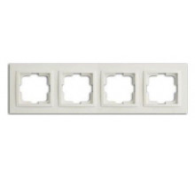 Рамка на 4 поста Mono Electric Despina жемчуг 102-250000-163