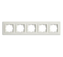 Рамка на 5 постов Mono Electric Despina жемчуг 102-250000-164