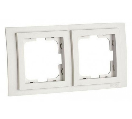 Рамка на 2 поста Mono Electric Larissa слоновая кость 103-010100-161