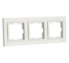 Рамка на 3 поста Mono Electric Larissa слоновая кость 103-010100-162