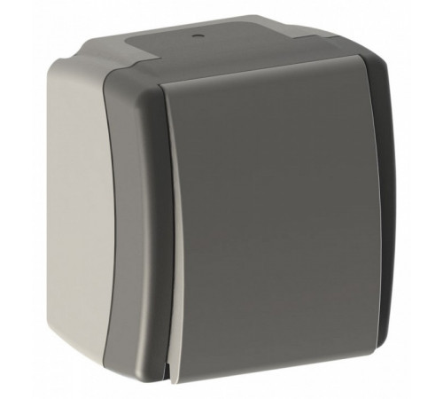 Выключатель одноклавишный Mono Electric Octans IP54 10А 250В бело-серый 154-020001-100 Выключатель одноклавишный Mono Electric Octans IP54 10А 250В бело-серый 154-020001-100