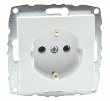 Розетка с заземлением Mono Electric Despina-Larissa 16А 250В белый 500-001921-117