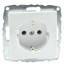 Розетка с заземлением Mono Electric Despina-Larissa 16А 250В белый 500-001921-117