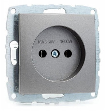 Розетка без земли Mono Electric Despina-Larissa 16А 250В антрацит 500-002422-116