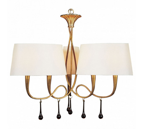 Подвесная люстра Mantra Paola Painted Gold 3540