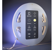 Светодиодная лента Maytoni Led Strip 12В 2835 4,8Вт/м 3000К 5м IP20 201002
