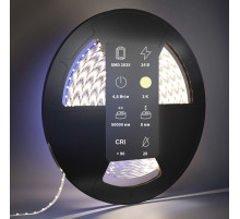 Светодиодная лента Maytoni Led Strip 24В 2835 4,8Вт/м 4000К 50м IP20 201016