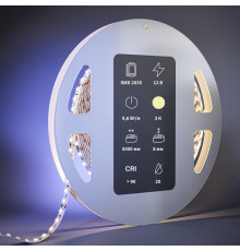 Светодиодная лента Maytoni Led Strip 12В 2835 9,6Вт/м 3000К 5м IP20 201031