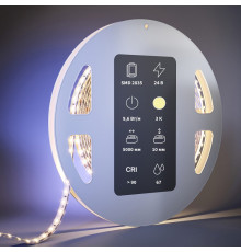 Светодиодная лента Maytoni Led Strip 24В 2835 9,6Вт/м 3000К 5м IP67 201045