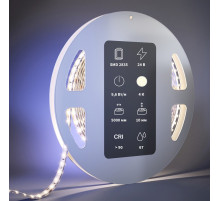 Светодиодная лента Maytoni Led Strip 24В 2835 9,6Вт/м 4000К 5м IP67 201046