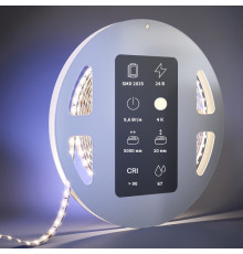 Светодиодная лента Maytoni Led Strip 24В 2835 9,6Вт/м 4000К 5м IP67 201046