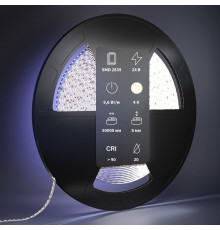 Светодиодная лента Maytoni Led Strip 24В 2835 9,6Вт/м 4000К 50м IP20 201048