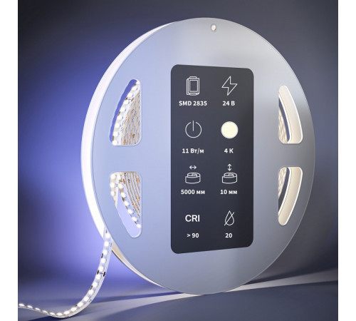 Светодиодная лента Maytoni Led Strip 24В 2835 11Вт/м 4000К 5м IP20 201050 Светодиодная лента Maytoni Led Strip 24В 2835 11Вт/м 4000К 5м IP20 201050