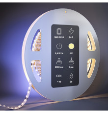Светодиодная лента Maytoni Led Strip 24В 2835 9,6Вт/м 3000К 5м IP20 201097