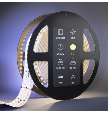 Светодиодная лента Maytoni Led Strip 24В 2835 30Вт/м 3000К 2,5м IP20 201117