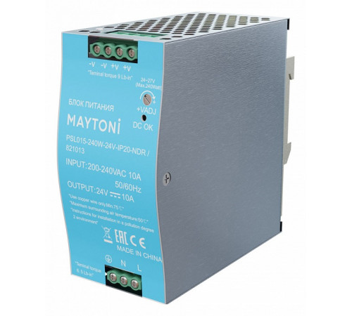 Блок питания Maytoni PSL015 240Вт DC24В IP20 821013