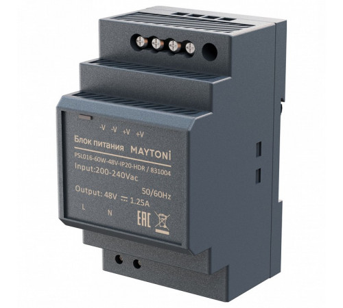 Блок питания Maytoni PSL016 60Вт 48В IP20 831004