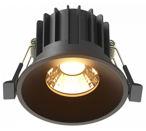 Встраиваемый светильник Maytoni Round DL058-12W2.7K-B Встраиваемый светильник Maytoni Round DL058-12W2.7K-B