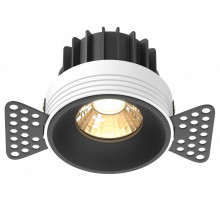 Встраиваемый светильник Maytoni Round DL058-12W2.7K-TRS-B