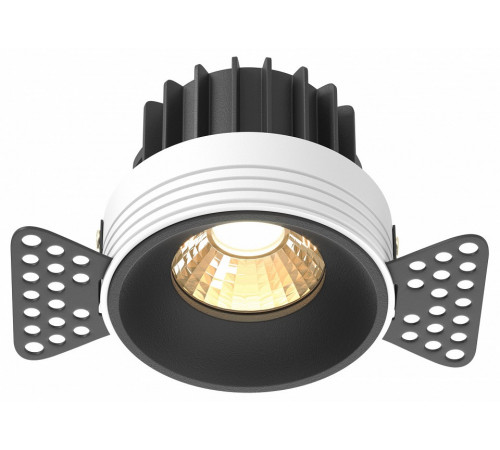 Встраиваемый светильник Maytoni Round DL058-12W2.7K-TRS-B Встраиваемый светильник Maytoni Round DL058-12W2.7K-TRS-B
