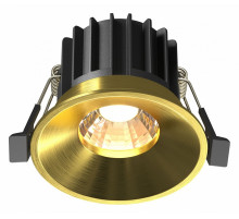 Встраиваемый светильник Maytoni Round DL058-12W3K-TRS-BS