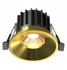 Встраиваемый светильник Maytoni Round DL058-12W3K-TRS-BS