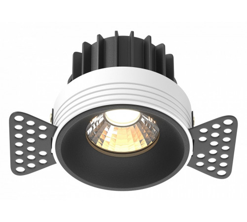 Встраиваемый светильник Maytoni Technical Downlight Round DL058-12W3K-TRS-B