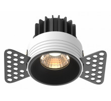 Встраиваемый светильник Maytoni Technical Downlight Round DL058-7W3K-TRS-B