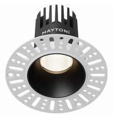 Встраиваемый светильник Maytoni Dip DL119-10W-4K-TRS-B