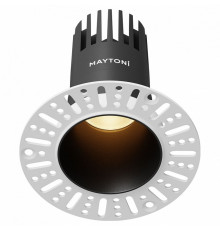 Встраиваемый светильник Maytoni Dip DL120-10W-2.7K-TRS-B