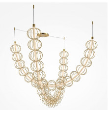 Подвесная люстра Maytoni Golden Cage MOD216PL-L55G3K