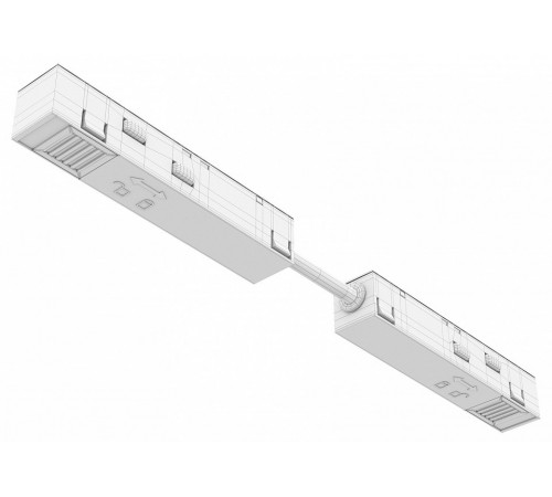 Коннектор питания прямой гибкий Maytoni Technical Magnetic track system Exility Accessories for tracks Exility TRA034CPC-42W-5-1