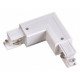 Коннектор угловой Novotech track white 3phase 135062