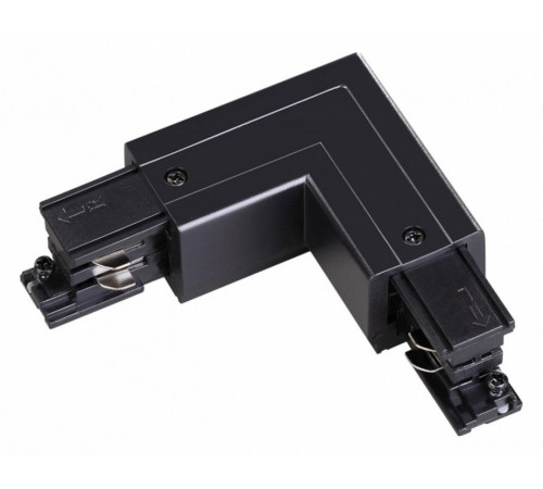 Коннектор угловой Novotech track black 3phase 135063 Коннектор угловой Novotech track black 3phase 135063