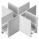 Соединитель X-образный для низковольтного шинопровода Novotech Flum 135171