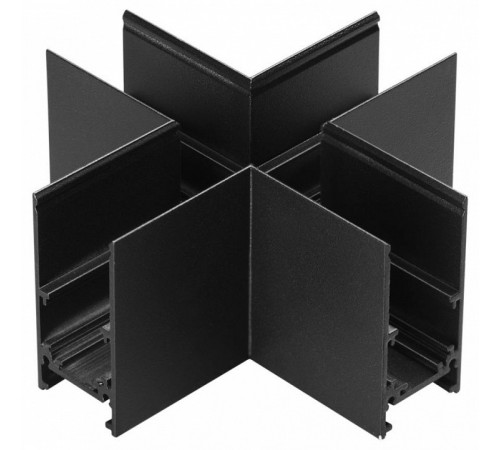Соединитель X-образный для низковольтного шинопровода Novotech Flum 135172 Соединитель X-образный для низковольтного шинопровода Novotech Flum 135172